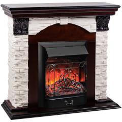 Fireplace Realflame Dublin Lux AO с Majestic Lux BL S
