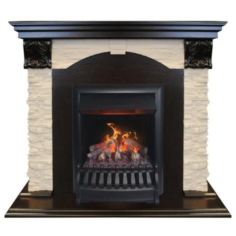 Fireplace Realflame Dublin Lux AO с Oregan 3D 