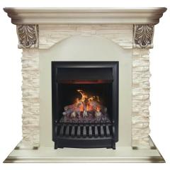 Fireplace Realflame Dublin Lux WT с Oregan 3D