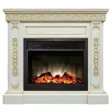 Fireplace Realflame Ekaterina WT с Moonblaze LUX BL 