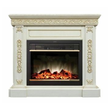 Fireplace Realflame Ekaterina WT с Moonblaze LUX BR 