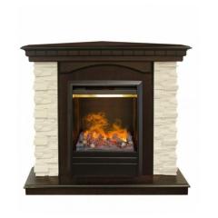 Fireplace Realflame Elford corner AO с Olympic 3D