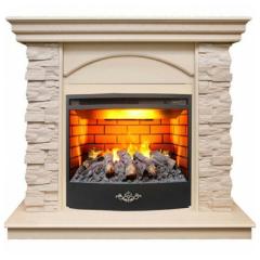 Fireplace Realflame Elford 3D Firestar 25 5 сланец/бежевый с патиной