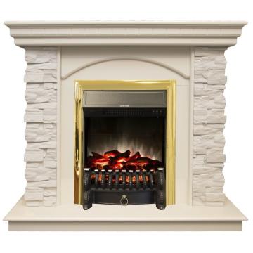 Fireplace Realflame Elford WT с Fobos Lux BR S 