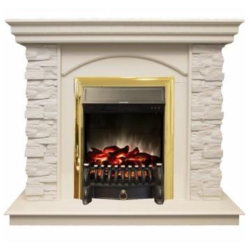 Fireplace Realflame Elford WT с Fobos Lux BR S 