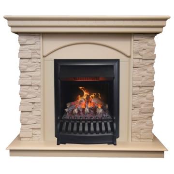 Fireplace Realflame Elford WT с Oregan 3D 