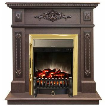 Fireplace Realflame Lilian Fobos Lux Brass DN-F817 