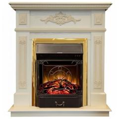 Fireplace Realflame Lilian Majestic Lux Brass WT-F617
