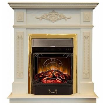 Fireplace Realflame Lilian Majestic Lux Brass WT-F617 