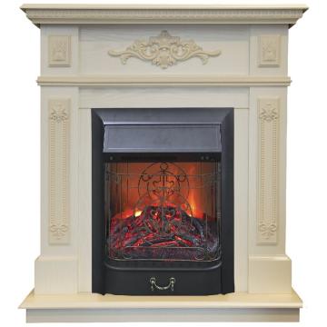 Fireplace Realflame Lilian WT с Majestic Lux BL S 