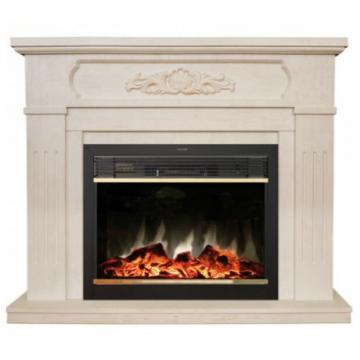 Fireplace Realflame Malta Moonblaze Lux Brass 