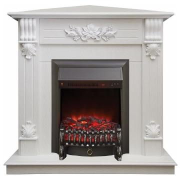 Fireplace Realflame Ottawa Corner WT с Fobos Lux BL S 