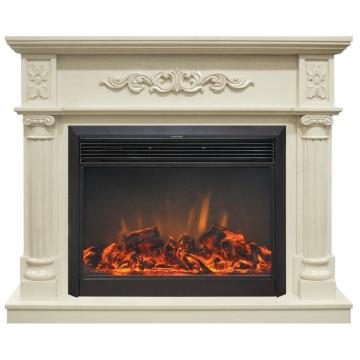 Fireplace Realflame Silvia 26 WT с Moonblaze Lux BL S 