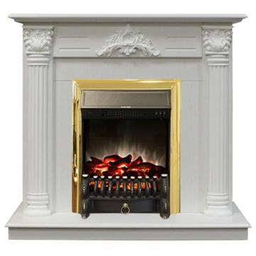 Fireplace Realflame Stefania Fobos Lux Brass 