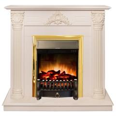 Fireplace Realflame Stefania WT с Fobos s Lux BR