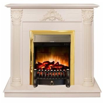 Fireplace Realflame Stefania WT с Fobos s Lux BR 