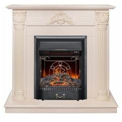 Fireplace Realflame Stefania WT с Majestic Lux S BL
