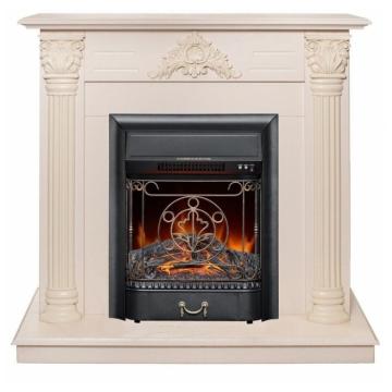 Fireplace Realflame Stefania WT с Majestic Lux S BL 