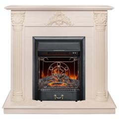 Fireplace Realflame Stefania WT с Majestic Lux S BL