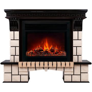 Fireplace Realflame Stone 26 AO с Moonblaze black 