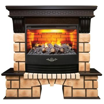 Fireplace Realflame Stone Brick с Firestar 25 5 3D 