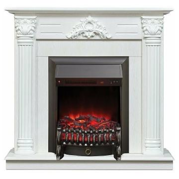 Fireplace Realflame Stefania WT Fobos Lux Black белая 