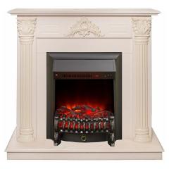 Fireplace Realflame Stefania WT Fobos Lux Black бежевая