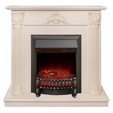 Fireplace Realflame Stefania WT Fobos Lux Black бежевая 