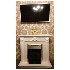 Fireplace Realflame Stefania WT Majestic Lux BR белая