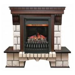 Fireplace Realflame Stone AO Oregan 3D