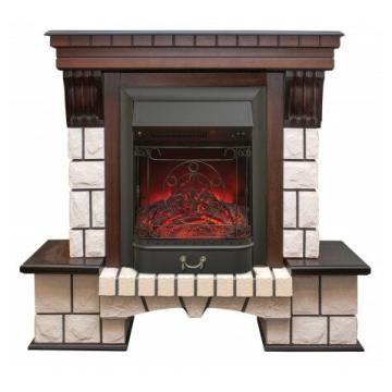 Fireplace Realflame Stone AO Majestic Lux BL S 