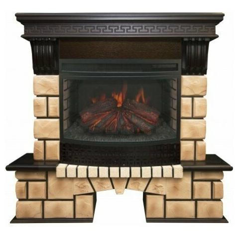 Fireplace Realflame Stone Brick 25 AO Firefield 25 SIR 