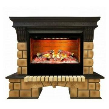 Fireplace Realflame Stone Brick 26 AO Helios 26 3D 