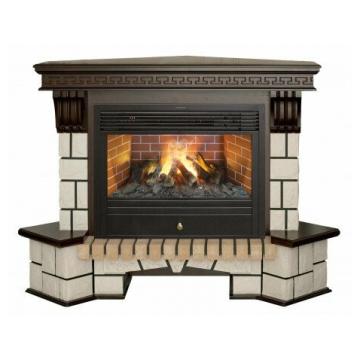 Fireplace Realflame Stone Corner 26 AO 3D Novara 