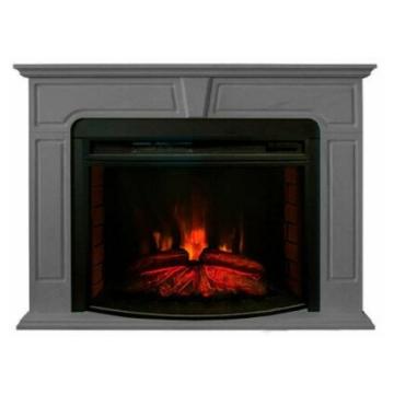 Fireplace Realflame Theodor 33 WT FireSpace 33 SIR Грей софт 