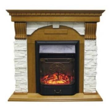 Fireplace Royal Flame Dublin дуб/Majestic FX M Black 