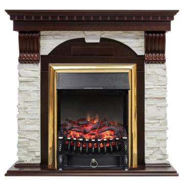 Fireplace Royal Flame Dublin венге/Fobos FX M Brass 