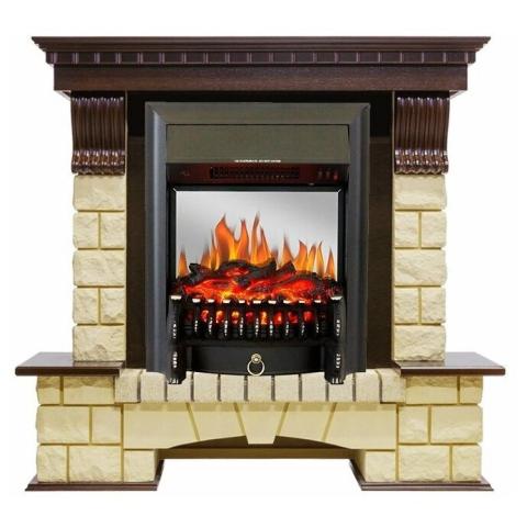 Fireplace Royal Flame Fobos FX M Black Pierre Luxe камень 