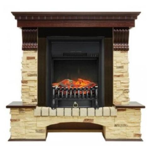 Fireplace Royal Flame Fobos FX M Black Pierre Luxe /сланец 