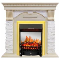 Fireplace Royal Flame Fobos FX M Brass Dublin