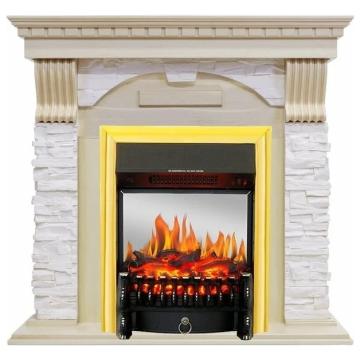 Fireplace Royal Flame Fobos FX M Brass Dublin 