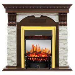 Fireplace Royal Flame Fobos FX M Brass Dublin угловой