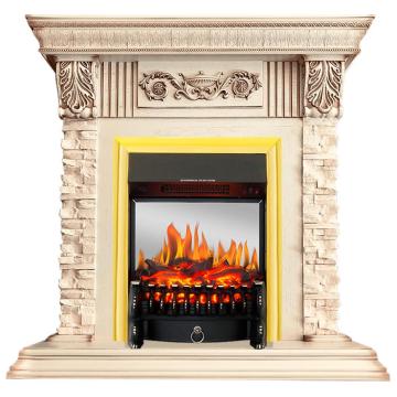 Fireplace Royal Flame Fobos FX M Brass Luxemburg 