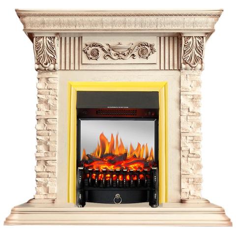 Fireplace Royal Flame Fobos FX M Brass Luxemburg 