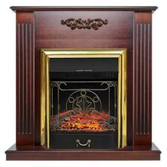 Fireplace Royal Flame Lumsden махагон Majestic FX M Brass