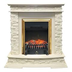 Fireplace Royal Flame Luzern слоновая кость/Fobos FX M Black