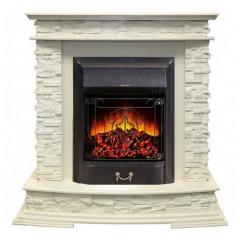 Fireplace Royal Flame Luzern слоновая кость/Majestic FX M Black