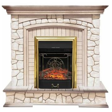 Fireplace Royal Flame Preston Majestic FX Brass 