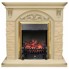 Fireplace Royal Flame Bern Fobos FX Brass