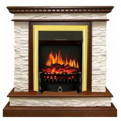 Fireplace Royal Flame Calgary Fobos FX Brass